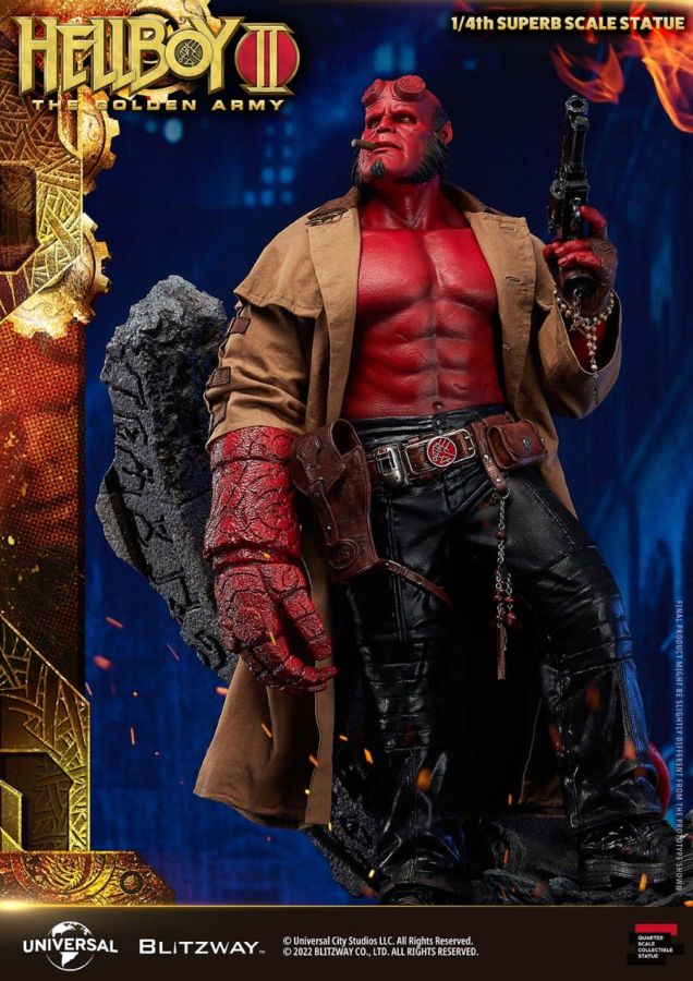 Hellboy 2 - Hellboy 1:4 Scale Statue - Image 2