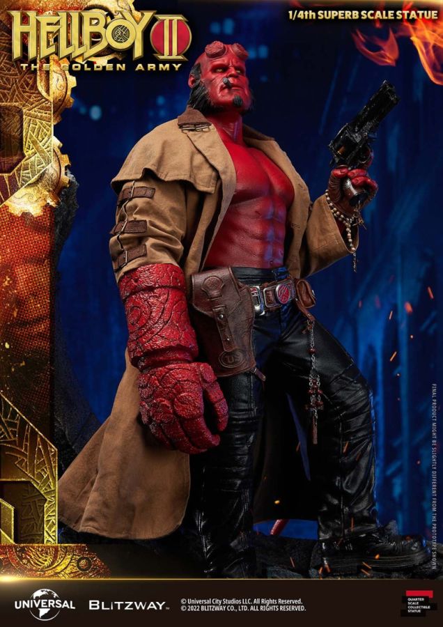 Hellboy 2 - Hellboy 1:4 Scale Statue - Image 3