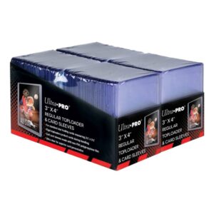 ULTRA PRO 3" x 4" Regular Toploaders & Card Sleeves (200 count retail pack)