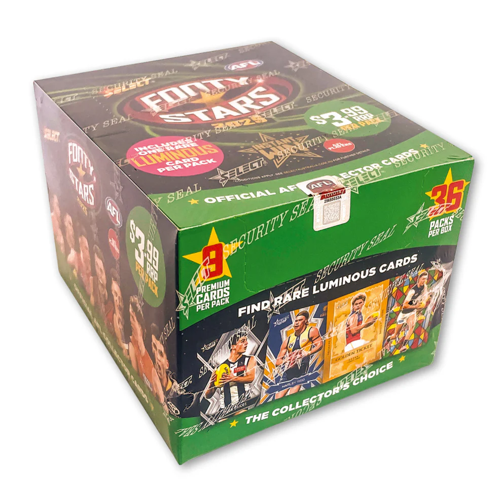 2025 AFL Footy Stars Cards Sealed Box (36 Packs)