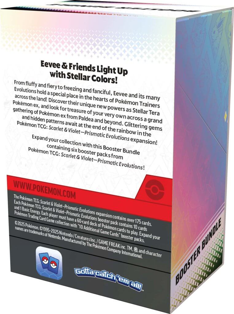 POKÉMON TCG Scarlet & Violet 8.5 Prismatic Evolutions Booster Bundle - Image 4