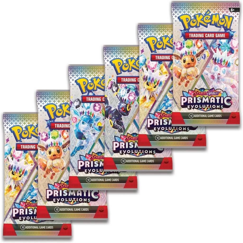 POKÉMON TCG Scarlet & Violet 8.5 Prismatic Evolutions Booster Bundle - Image 3