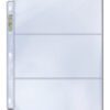 ULTRA PRO Page - 3-Pocket - Platinum
