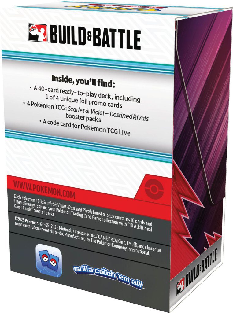 Pokemon TCG Scarlet & Violet Destined Rivals Build & Battle Box - Image 3