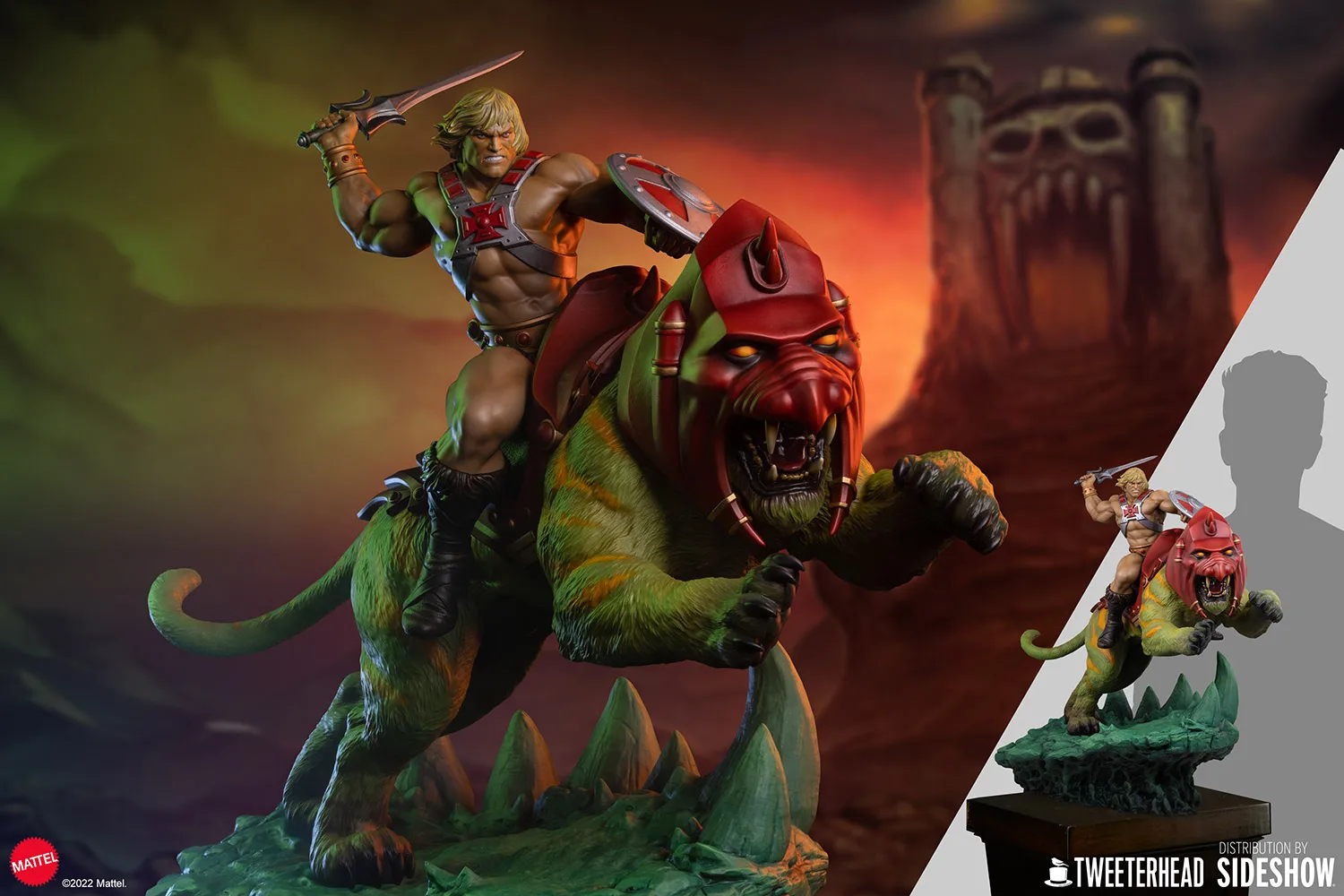 Masters of the Universe - He-Man & Battle Cat Deluxe Maquette - Image 2