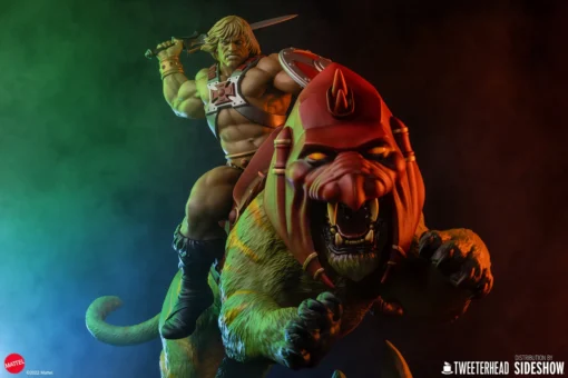 Masters of the Universe - He-Man & Battle Cat Deluxe Maquette - Image 11