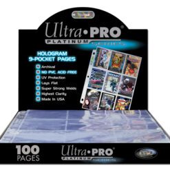 ULTRA PRO 9 Pocket Platinum Page for Standard Size Cards