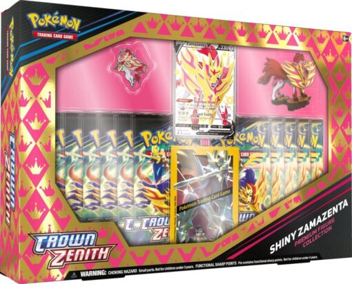 POKÉMON TCG Crown Zenith Shiny Zamazenta Figure Box