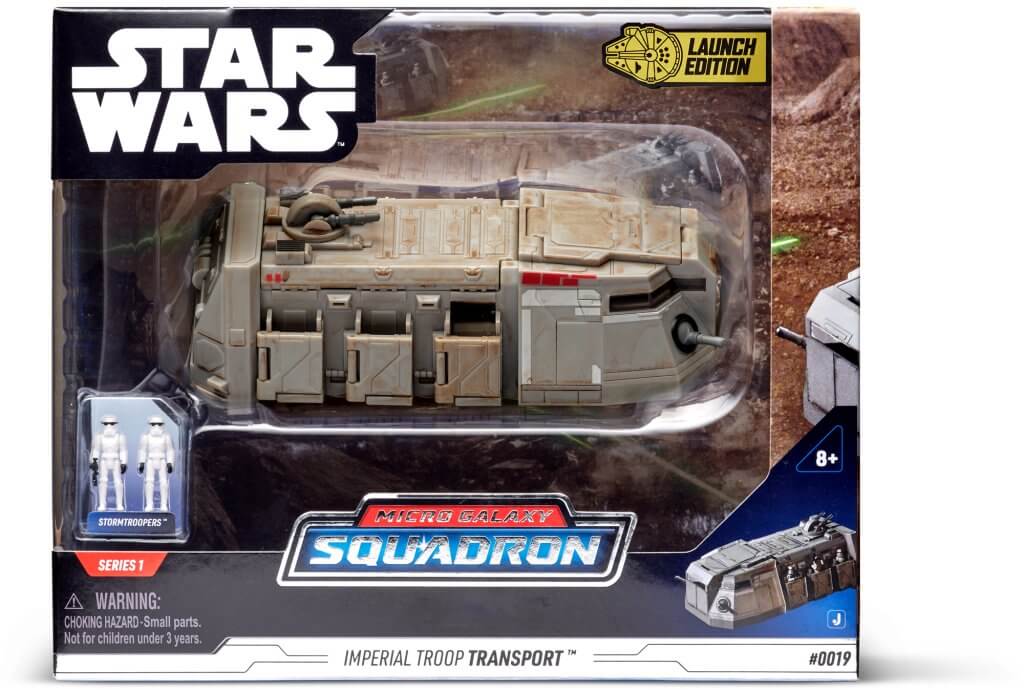 STAR WARS Large 6" Vehicle & Figure - Imperial Troop Transport