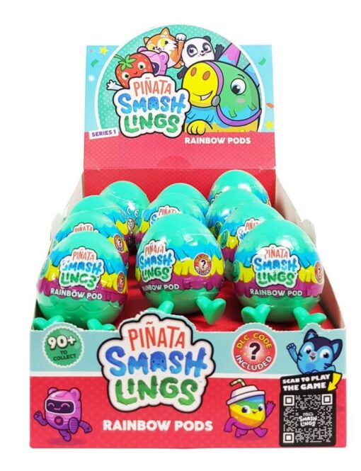 PIÑATA SMASHLINGS 1 Figure Blind Rainbow Pods