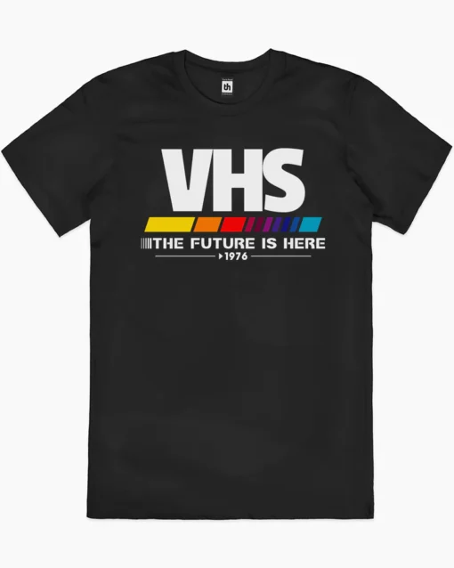 VHS The Future is Here Premium Graphic T-Shirt