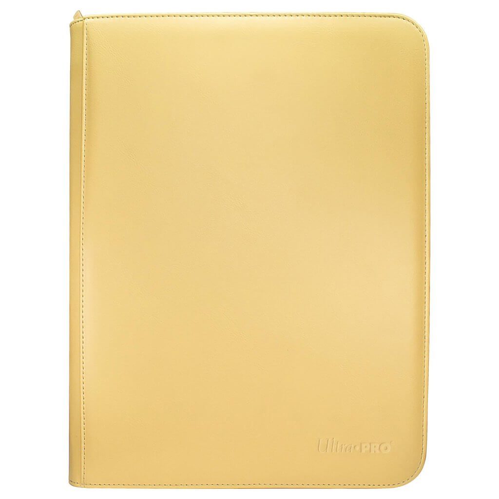 ULTRA PRO Binder - Vivid 9-Pocket Zippered Pro-Binder: Yellow