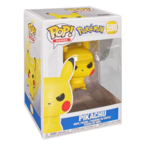 Capture the electric intensity of Pikachu with the "Pokémon - Pikachu (Angry Crouching) Pop! Vinyl [RS]," a collector's figure that epitomizes the feisty spirit of everyone's favorite electric-type Pokémon. This special edition Pop! Vinyl figure is a captivating addition to any Pokémon enthusiast's collection, featuring Pikachu in a rare battle-ready stance.