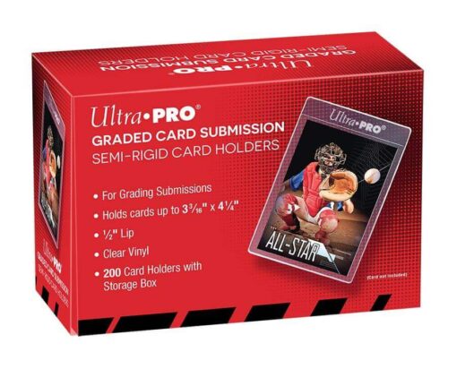 ULTRA PRO CARD SLEEVE - Semi Rigid 1/2" Lip Tall Sleeves