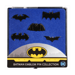 DC Comics - Batman Emblem Black Chrome Pin Collection