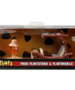 The Flintstones - Flintmobile with Fred Flintstone 1:32 Scale Hollywood Ride