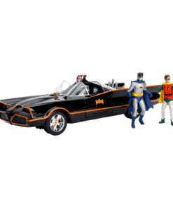 Batman (TV) - Batmobile 1:18 w/Batman and Robin Figures