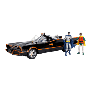 Batman (TV) - Batmobile 1:18 w/Batman and Robin Figures