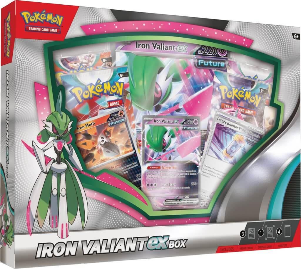 POKÉMON TCG Roaring Moon/ Iron Valiant ex Box - Image 5