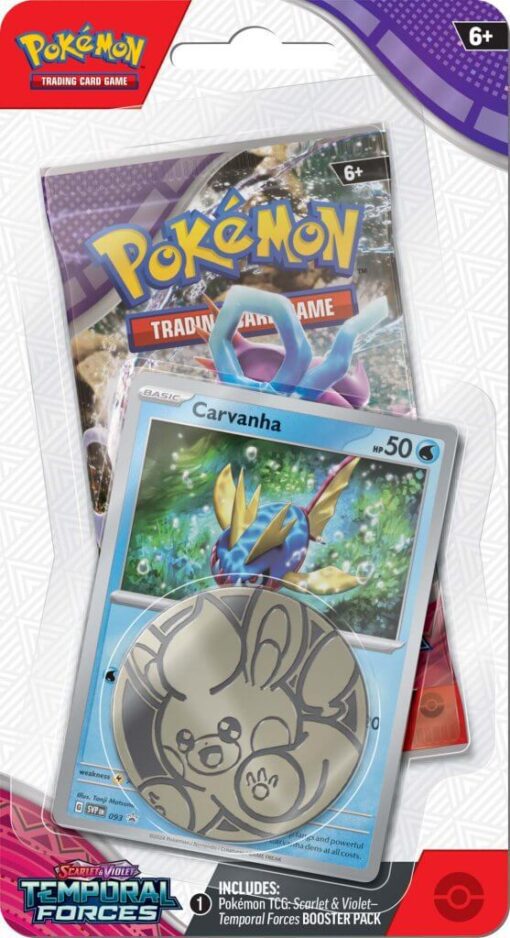 POKÉMON TCG Scarlet & Violet 5 Temporal Forces Checklane Blister