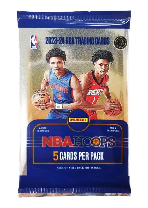 PANINI 2023- 2024 NBA Hoops Basketball 5 cards per pack