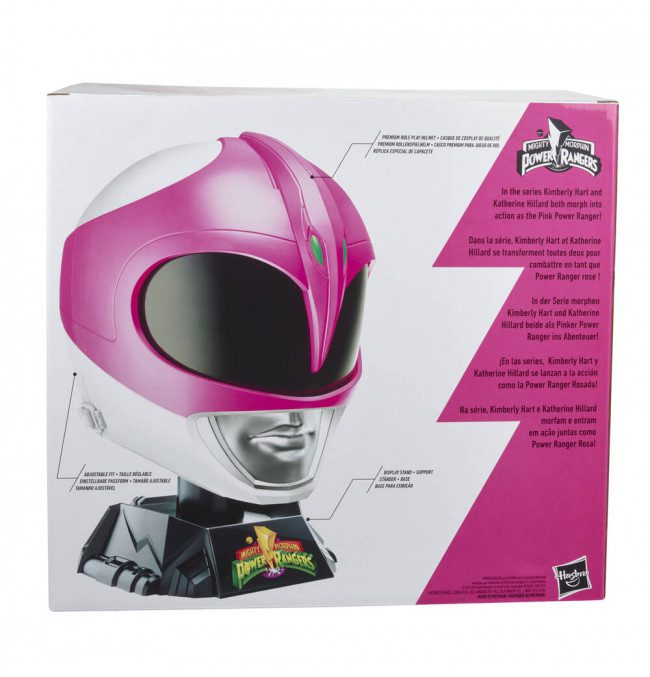 Power Rangers: Lightning Collection Mighty Morphin Pink Ranger Helmet Collectible - Image 6