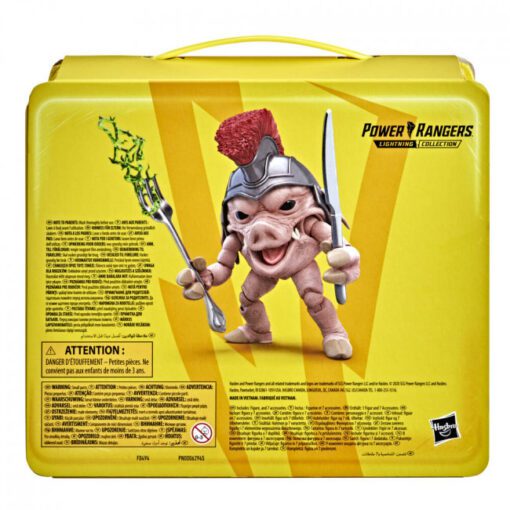 Power Rangers Lightning Collection: Mighty Morphin Pudgy Pig Collectible Action Figure in Special Edition Lunchbox Style Package - Image 3
