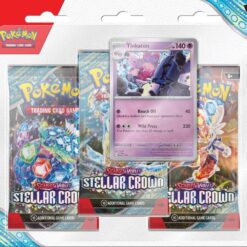 POKÉMON TCG Scarlet & Violet 7 Stellar Crown Three Booster Blister