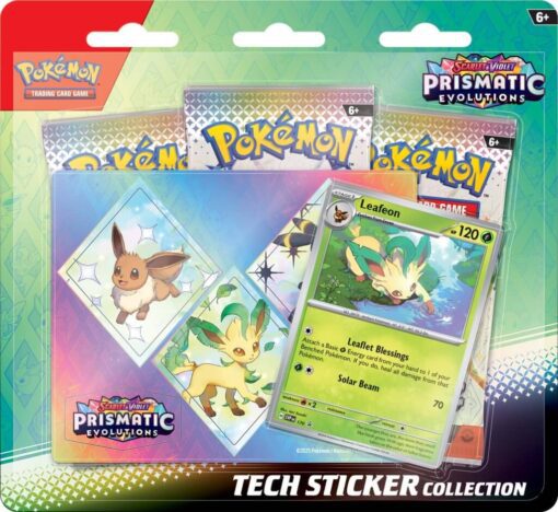 POKÉMON TCG Scarlet & Violet 8.5 Prismatic Evolutions Tech Sticker Collection - Image 5
