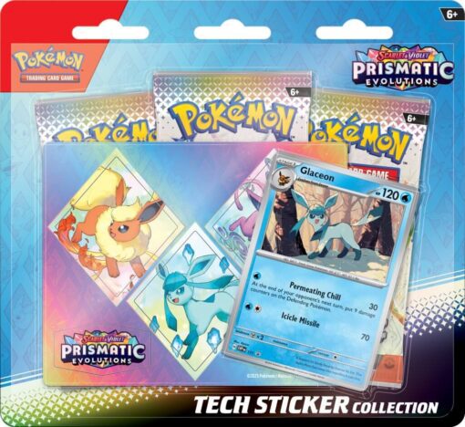 POKÉMON TCG Scarlet & Violet 8.5 Prismatic Evolutions Tech Sticker Collection - Image 3