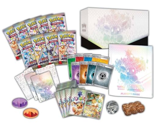 POKÉMON TCG Scarlet & Violet 8.5 Prismatic Evolutions Elite Trainer Box - Image 3