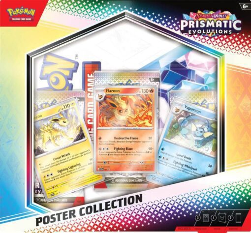 POKÉMON TCG Scarlet & Violet 8.5 Prismatic Evolutions Poster Collection - Image 5