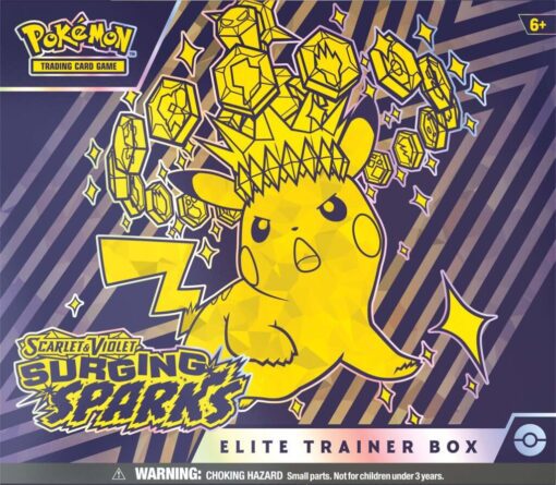 POKÉMON TCG Scarlet & Violet 8 Surging Sparks Elite Trainer Box - Image 6