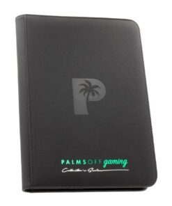 PALMS OFF GAMING Collector's Series 9 Pocket Zip Trading Card Binder BLACK