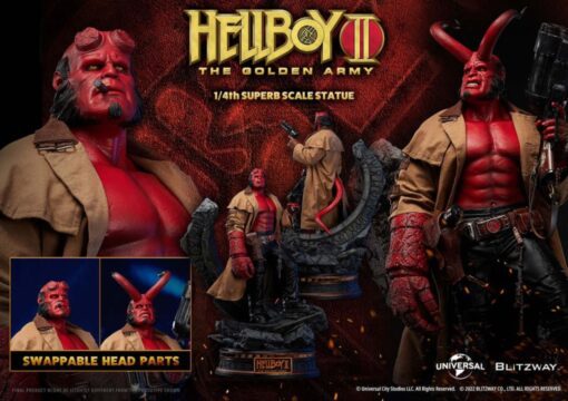 Hellboy 2 - Hellboy 1:4 Scale Statue - Image 4