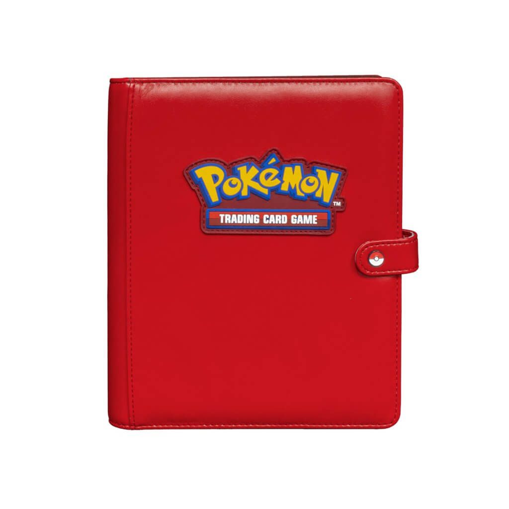 ULTRA PRO Pokémon Premium Red Snap Binder