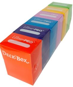 ULTRA PRO Deck Box - 6 colour Pk Bundle (Orange,Purple,Blue,Pink,Yellow, Green )