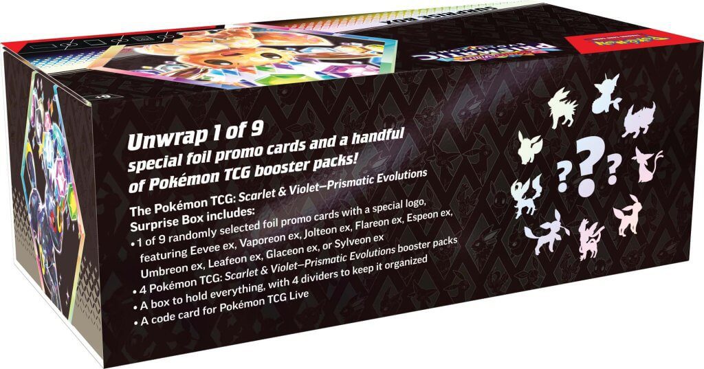 POKÉMON TCG Scarlet & Violet 8.5 Prismatic Evolutions Surprise Box - Image 4