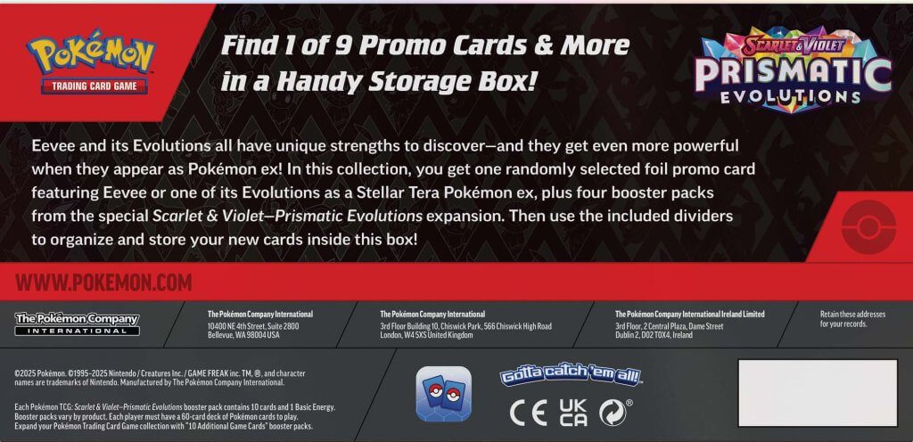 POKÉMON TCG Scarlet & Violet 8.5 Prismatic Evolutions Surprise Box - Image 5