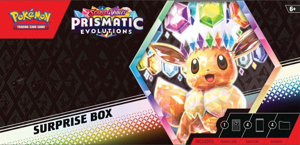 POKÉMON TCG Scarlet & Violet 8.5 Prismatic Evolutions Surprise Box - Image 3
