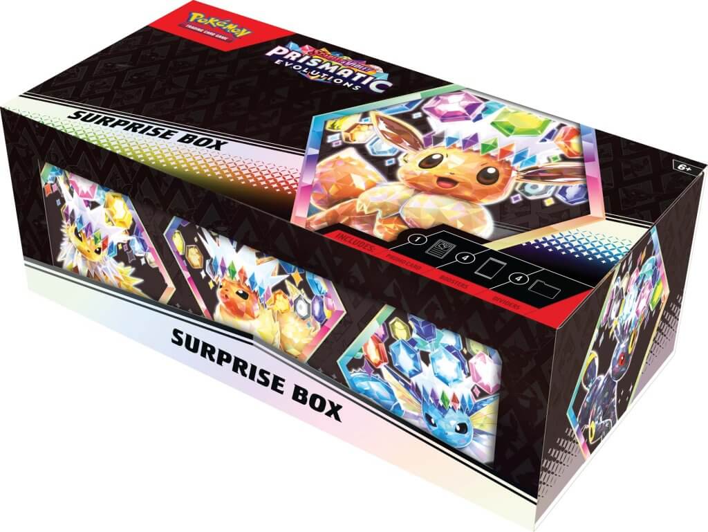 POKÉMON TCG Scarlet & Violet 8.5 Prismatic Evolutions Surprise Box - Image 2
