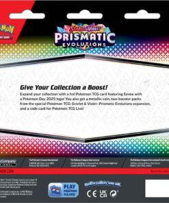 POKÉMON TCG Scarlet & Violet 8.5 Prismatic Evolutions 2-PK Blister